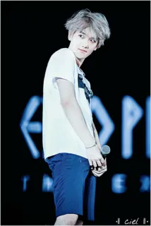 🕷 kpop, singer, idol, concert, baekhyun telegram sticker