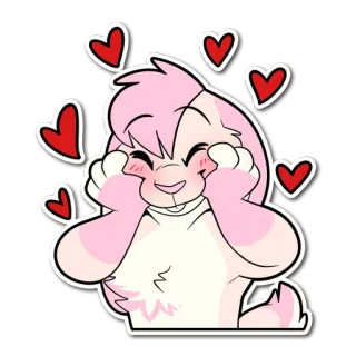 😊 Angel Dust Hazbin Hotel whatsapp sticker