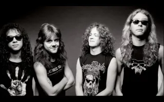 🤘 metallica, band, musica, heavy metal telegram sticker