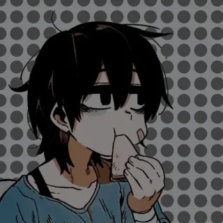 🖤 Anime, Manga, Essen, Traurig, Düster whatsapp sticker