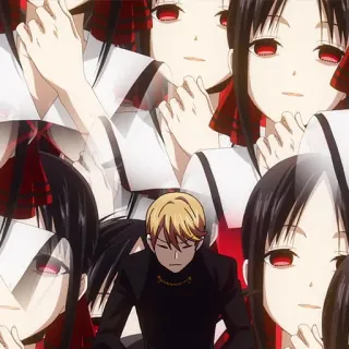 🙄 Kaguya Shinomiya Kaguya-sama: Love Is War Аниме, Кагуя-сама, Академия Сютин, Романтика, Комедия telegram sticker