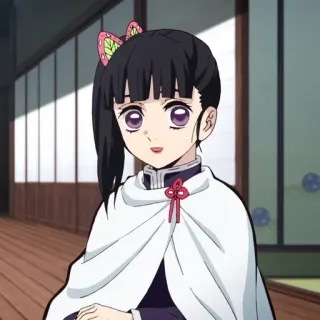 🌺 Kanao Tsuyuri Demon Slayer Anime, Demon Slayer, Kanao Tsuyuri, Mignon, Fille, Personnage, Manga telegram sticker