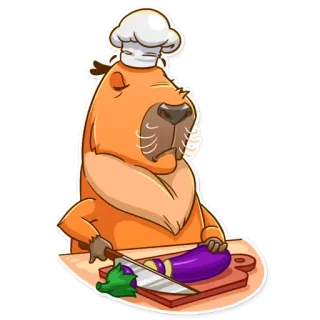 Mr. Capybara whatsapp stickers