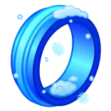 ™️ anello, blu, neve, inverno, cerchio whatsapp sticker