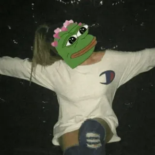 🖤 Pepe the Frog pepe, ếch, meme, meme trên mạng, hoạt hình telegram sticker