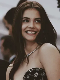 🍸 Barbara Palvin woman, model, actress, celebrity, portrait, smile, beautiful whatsapp sticker