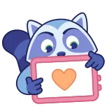 Енот / @PaidSubBot whatsapp stickers
