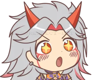🤩 Arataki Itto Genshin Impact Anime, Manga, Juego, Lindo, Fanart, Personaje, Arataki Itto, Genshin Impact telegram sticker