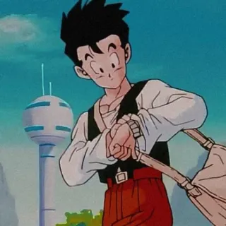 🔥 Gohan Dragon Ball Z 动漫, 卡通, 悟饭, 龙珠, 龙珠Z telegram sticker