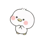 🥺 imut, bebek, burung, binatang, kartun, kawaii, anak ayam, memohon telegram sticker