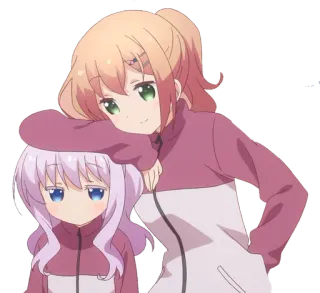 🤗 Anime, Garota, Fofo, Kawaii telegram sticker