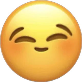 ☺️ emoji, happy, smiling face telegram sticker