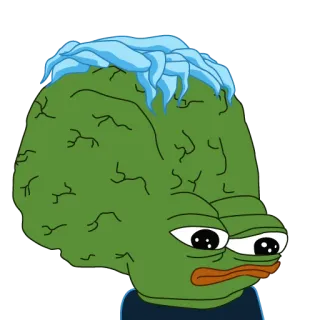 🌰 Pepe the Frog Pepe der Frosch, Meme, Internet-Meme, Frosch, Cartoon, Illustration telegram sticker