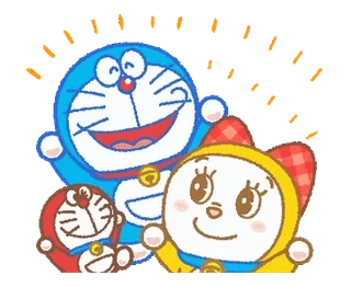 💨 Doraemon Doraemon, Kreskówka, Słodki, Anime, Przyjazny, Ilustracja, Naklejka whatsapp sticker