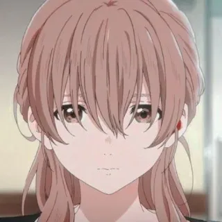 ✨ Shouko Nishimiya A Silent Voice Anime, Dessin animé, Manga, Fille, Personnage, Silent Voice, Shouko Nishimiya telegram sticker