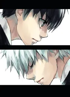 😔 Anime, Manga, Portrait, Charakter, Kunst whatsapp sticker