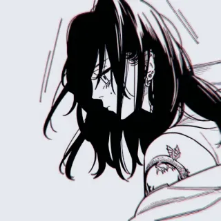 📰 anime, manga, character, art, illustration telegram sticker