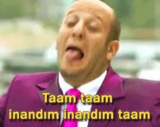 🤔 Taam taam inandım inandım taam telegram sticker
