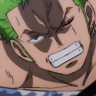 🐉 Zoro One Piece Аниме, Ван Пис, Зоро, Мечник, Персонаж telegram sticker