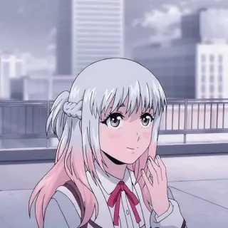 ☺️ アニメ, 女の子, 可愛い, キャラクター, アート whatsapp sticker