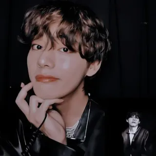 🤎 V V, BTS, Kim Taehyung, K-Pop, Idol, Piosenkarz, Koreański whatsapp sticker