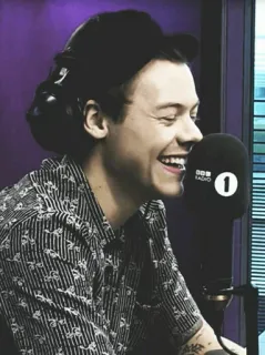 💸 Harry Styles BBC Radio 1 chanteur, célébrité, Harry Styles, musicien telegram sticker