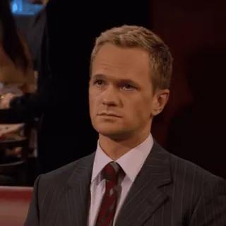 🔫 Barney Stinson How I Met Your Mother barney stinson, abito, himym, personaggio, televisione whatsapp sticker