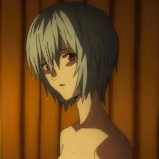 🌊 Rei Ayanami Evangelion อนิเมะ, มังงะ, ตัวละคร, เรย์ อายานามิ, อีวานเกเลียน, ผู้หญิง telegram sticker
