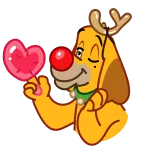 Max the Grinch's dog @TgEmojis telegram emojis 😘