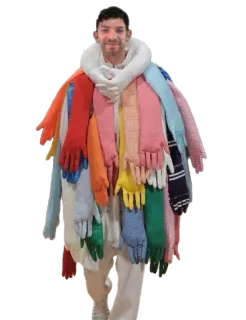 💋 fashion, gloves, man, model, clothing, wearable art telegram sticker