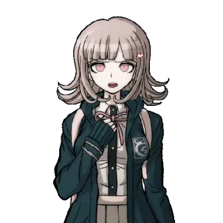 😨 Chiaki Nanami Danganronpa Anime, Jeu, Personnage, Mignon telegram sticker