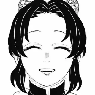 🌟 Shinobu Kocho Demon Slayer 애니메이션, 귀멸의 칼날, 코쵸우 시노부, 만화, 캐릭터 telegram sticker