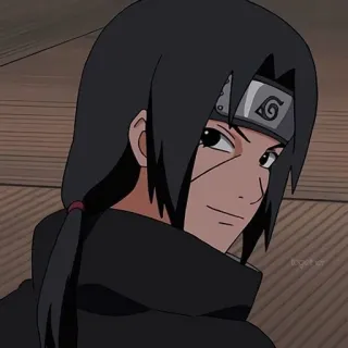🌟 Itachi Uchiha Naruto Аниме, Манга, Ниндзя, Итачи, Учиха, Наруто, Шаринган, Персонаж telegram sticker