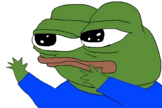 😞 Pepe Pepe la rana, Meme, Cultura internet, Rana whatsapp sticker