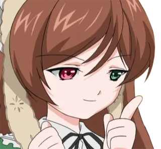 ☝ Anime, Cô gái, Nhân vật, Dễ thương telegram sticker