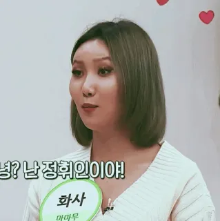 🕯 Hwasa 녕? 난 정휜인이야! kpop, mamamoo, koreaans, zanger, beroemdheid telegram sticker