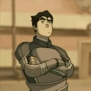 🤔 Bolin The Legend of Korra Bolin, The Legend of Korra, cartoon, character, earthbender, anime telegram sticker