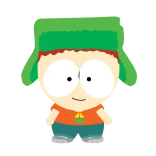 👶 Kyle Broflovski South Park เซาท์พาร์ค, ไคล์ โบรฟลอฟสกี้, การ์ตูน, ตัวละคร telegram sticker