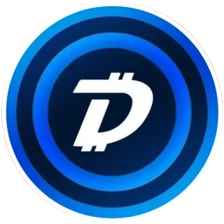 ⚪️ cryptocurrency, digital currency, crypto, finance, blue, symbol telegram sticker