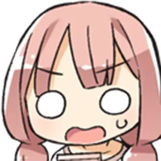 😟 アニメ, マンガ, ステッカー, 漫画, 絵文字, 表情 whatsapp sticker