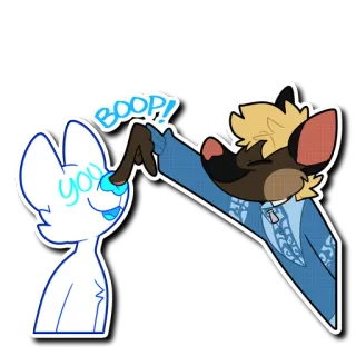 Marty telegram stickers