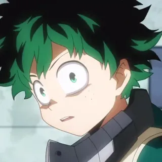 🥦 Izuku Midoriya My Hero Academia anime, manga, my hero academia, izuku midoriya, deku, hero telegram sticker