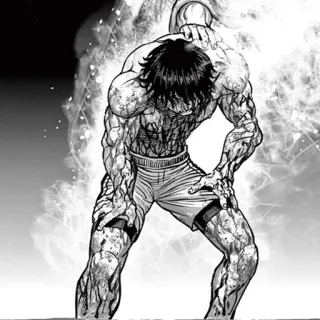 ⚫️ Manga, Anime, Combat, Musclé, Bagarre, Action whatsapp sticker