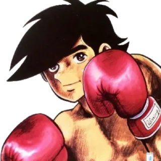 😐 Joe Yabuki Ashita no Joe Võ sĩ, Anime, Manga, Đối kháng telegram sticker