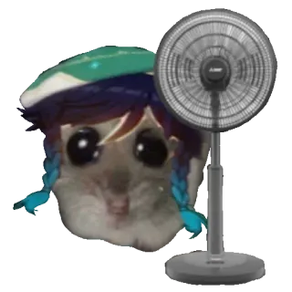 💨 Venti Genshin Impact Venti, Genshin Impact, meme, funny, fan, rodent, animal meme telegram sticker