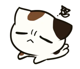 😣 แมว, น่ารัก, สัตว์, สติกเกอร์, การ์ตูน, สัตว์เลี้ยง, แมวบ้าน whatsapp sticker