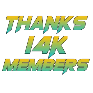 🙏 THANKS
14K
MEMBERS thanks, members, celebration, community, 14k whatsapp sticker