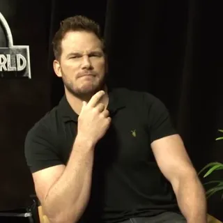 🐁 Chris Pratt Chris Pratt, Aktor, Selebriti, Jurassic World telegram sticker