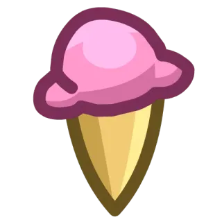 🍦 glace, dessert, friandise, nourriture telegram sticker