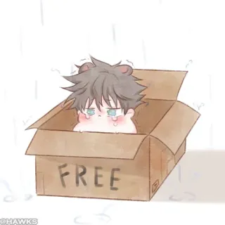 ⚪️ FREE Kartun, Anime, Lucu, Karakter, Kotak, Gratis telegram sticker